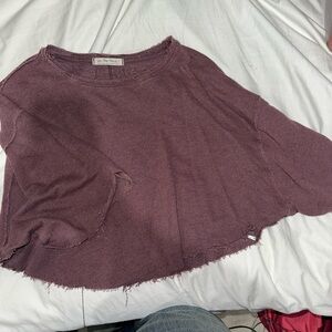 We The Free Mauve Flowy Top